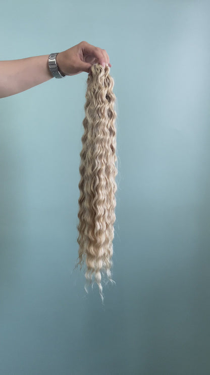 Boho wavey (Synthetic Add in hair for braids or braiding hair  )