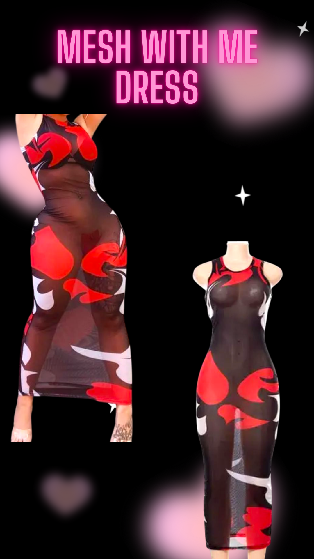 Mesh with me dress