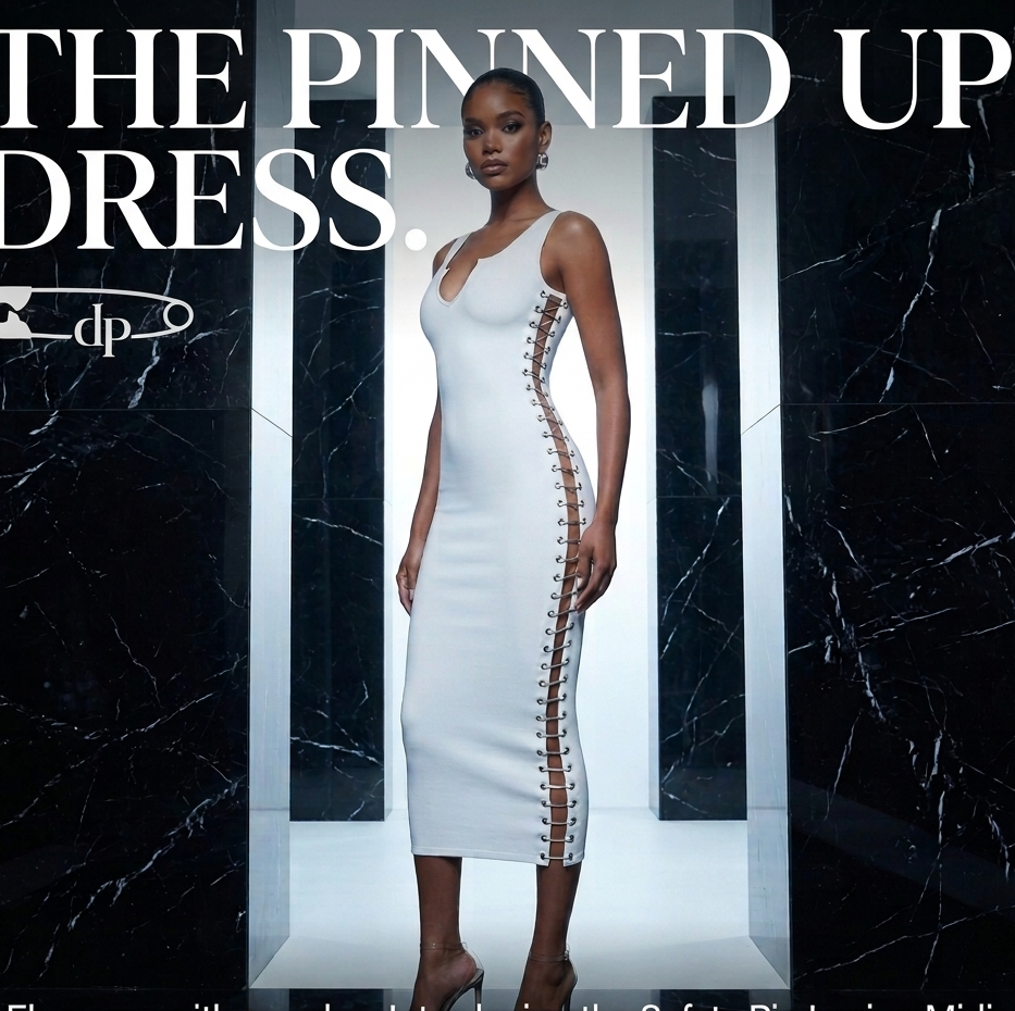 Pinned up dress 👗