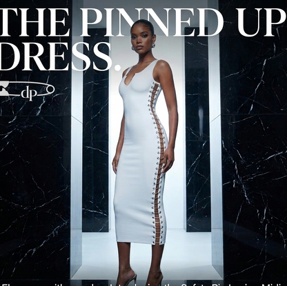 Pinned up dress 👗