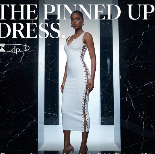 Pinned up dress 👗